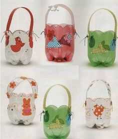 Pasos para armar una canasta en una botella de plástico