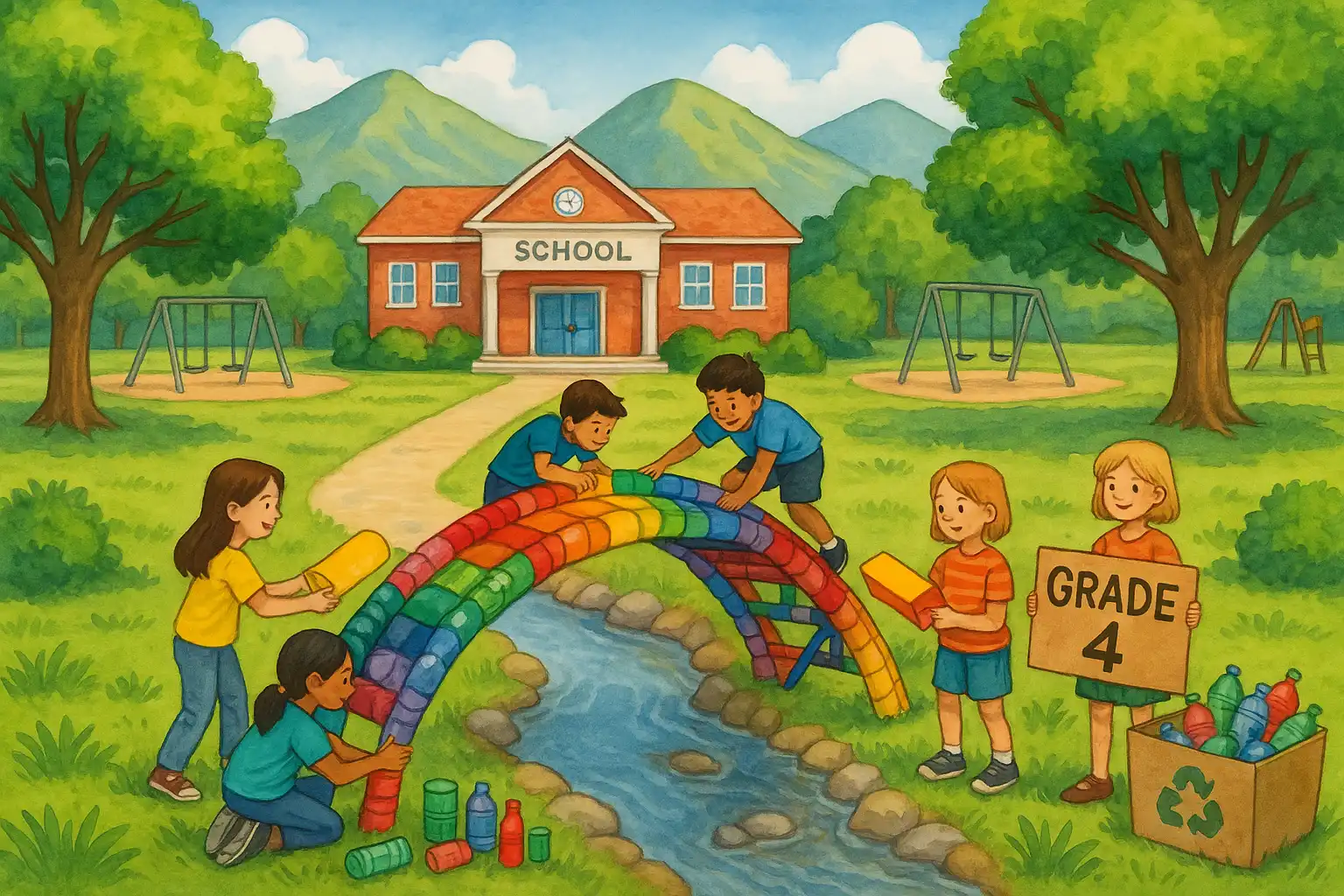 Cuento sobre el compañerismo (El nuevo proyecto escolar)