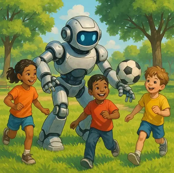 Cuento sobre electrónica (El robot que quería sentir)