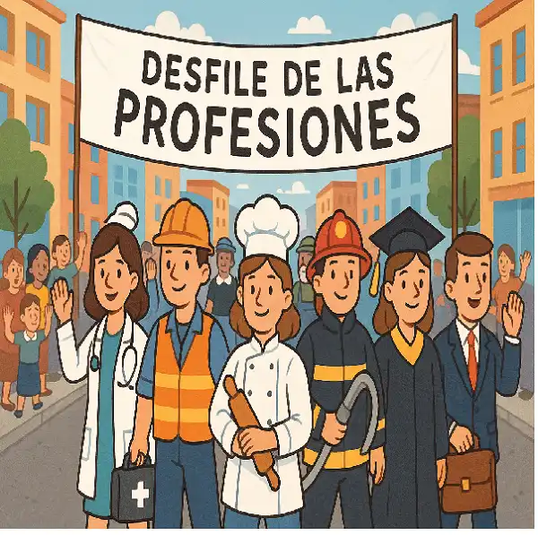 Cuento El gran desfile de las profesiones