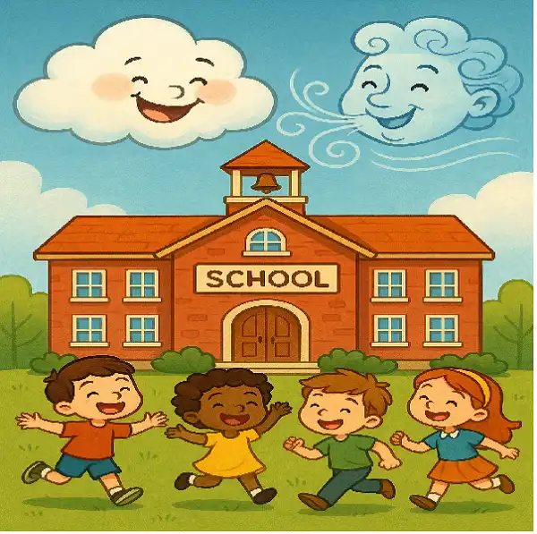 Cuento sobre el perdón (La nube enojada y el viento travieso)