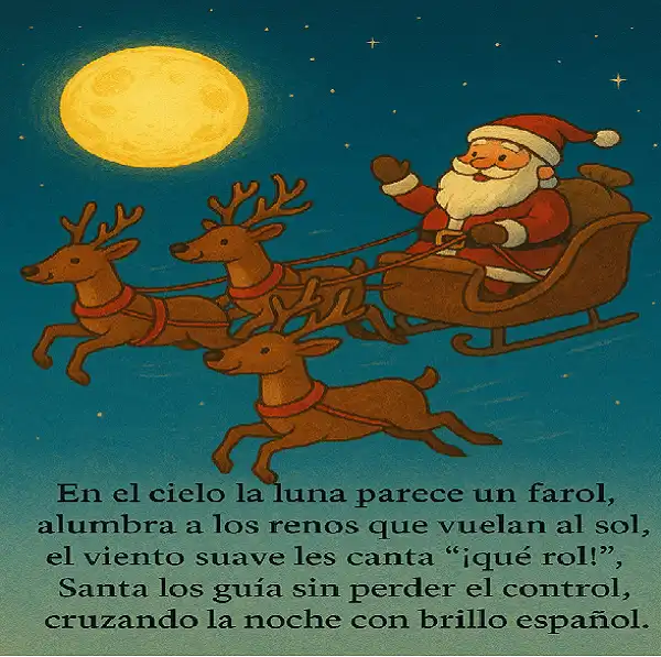 Rimas navideñas en imágenes y texto (Material imprimible gratuito)