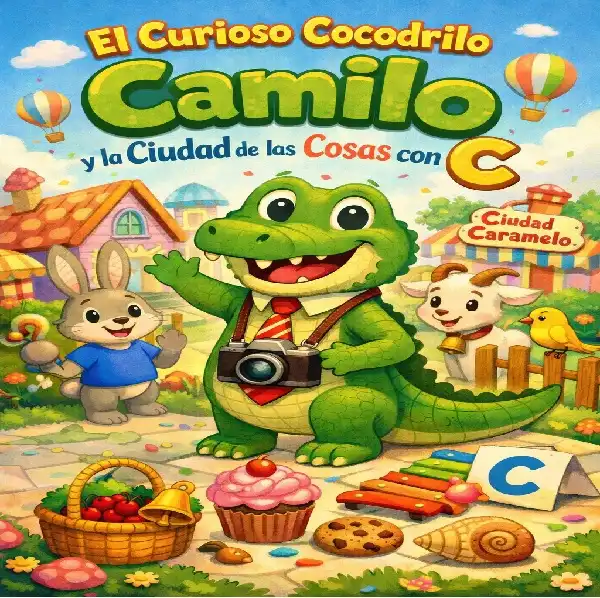 Cuento “El curioso cocodrilo Camilo y la letra C” (texto y video)