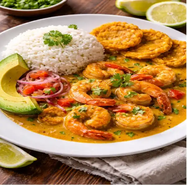 Encocado de camarón al estilo tradicional de Ecuador (receta paso a paso)