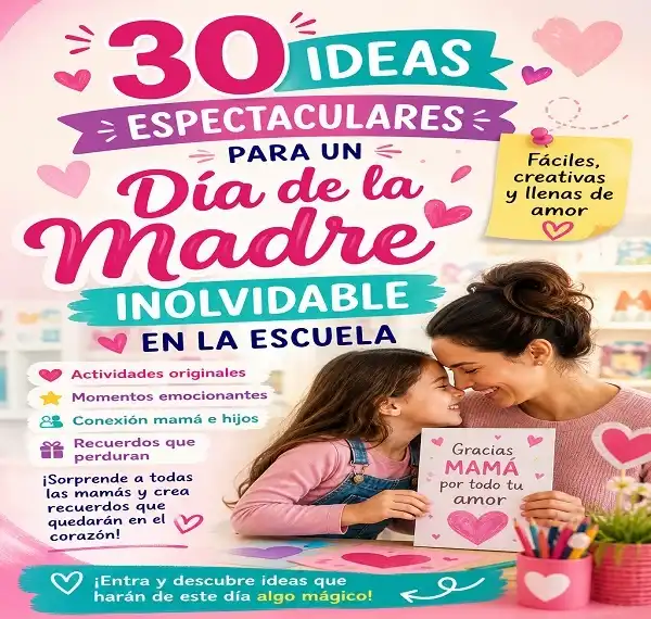 30 ideas mágicas para un Día de la Madre inolvidable en el aula